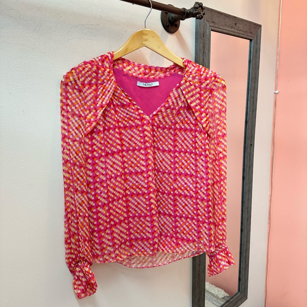 The Fold 100% Silk Blouse